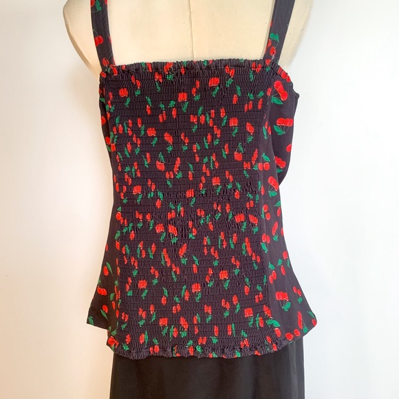 Cherry Pattern Vintage Style Top - Picture 5 of 8